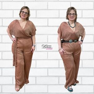 Cropped Wideleg Jumpsuit